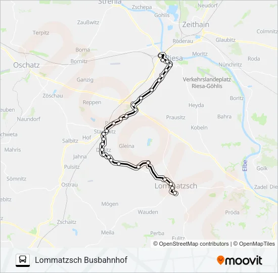 431 Bus Line Map