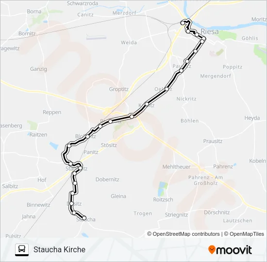 431 Bus Line Map