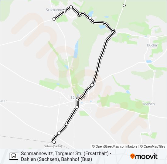 Автобус 785: карта маршрута