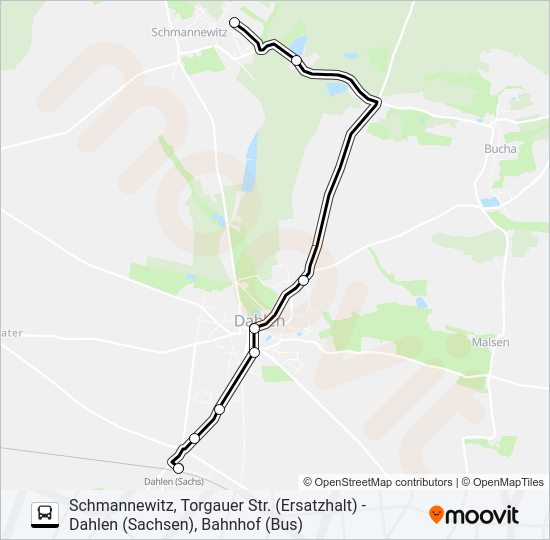 Автобус 785: карта маршрута