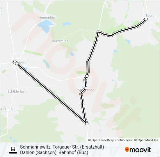 785 Bus Line Map