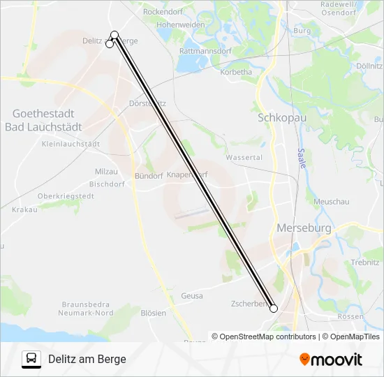 Автобус 726: карта маршрута