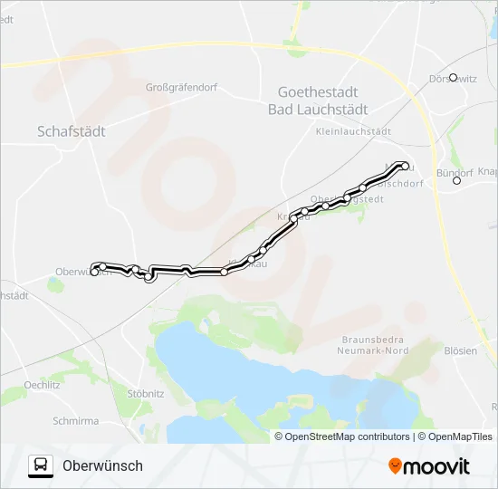 726 Bus Line Map