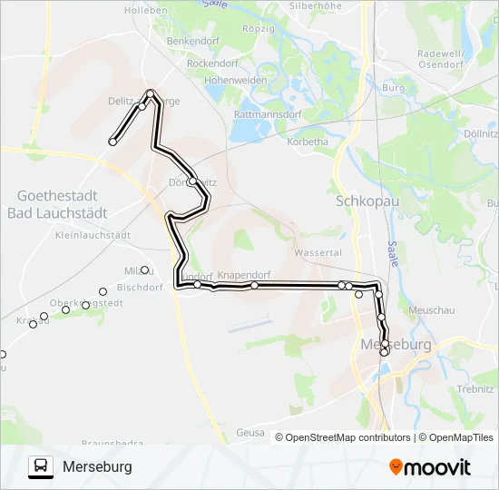 726 Bus Line Map
