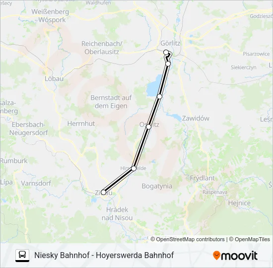 RB65 Bus Line Map