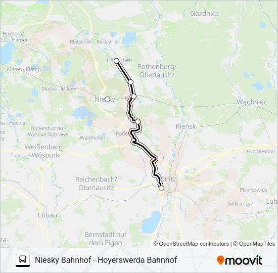 RB65 Bus Line Map