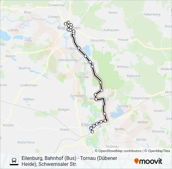 232 Bus Line Map