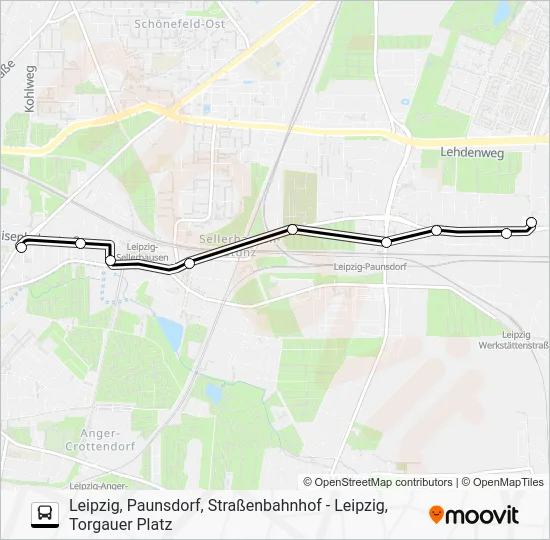 Автобус N17: карта маршрута