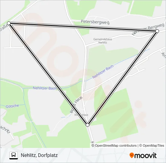 301 Bus Line Map