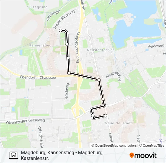 Автобус 41: карта маршрута