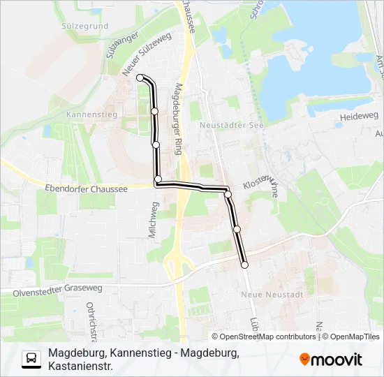 Автобус 41: карта маршрута