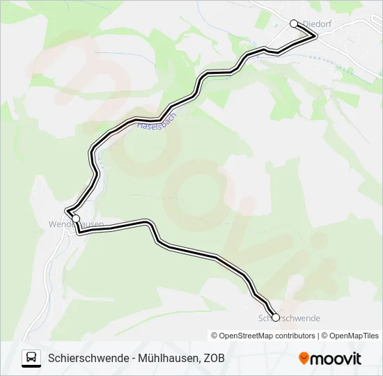 151 Bus Line Map