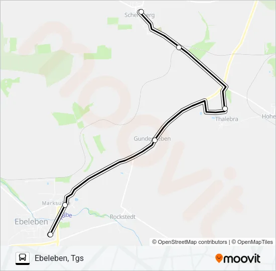 434 Bus Line Map
