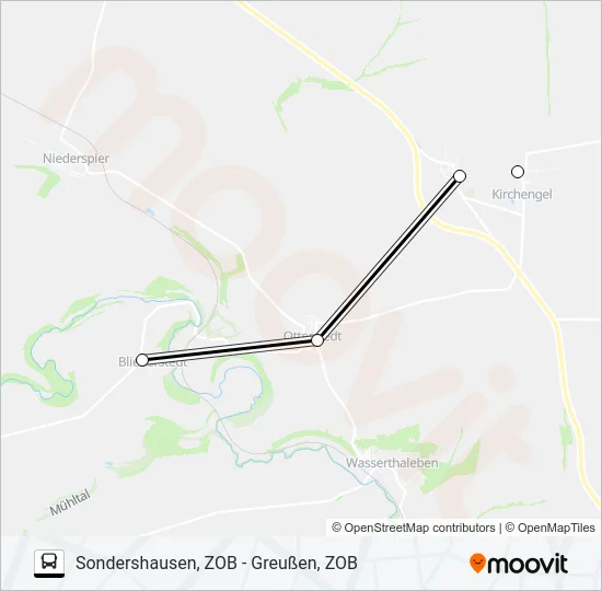 441 Bus Line Map