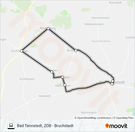 739 Bus Line Map