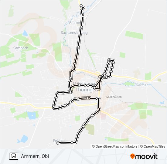 Автобус 8/1: карта маршрута
