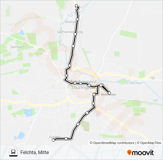 Автобус 8/2: карта маршрута
