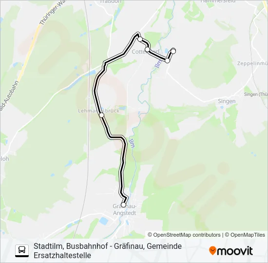 320 Bus Line Map
