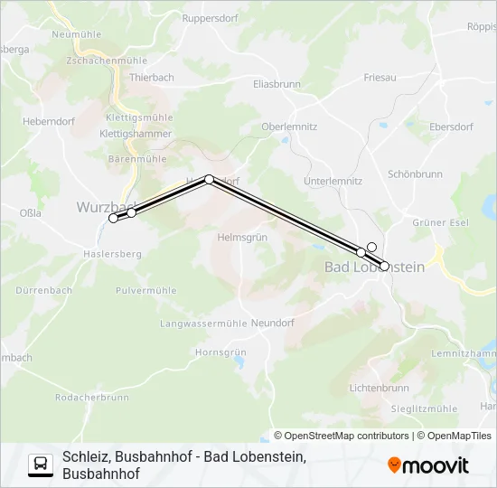 610 Bus Line Map