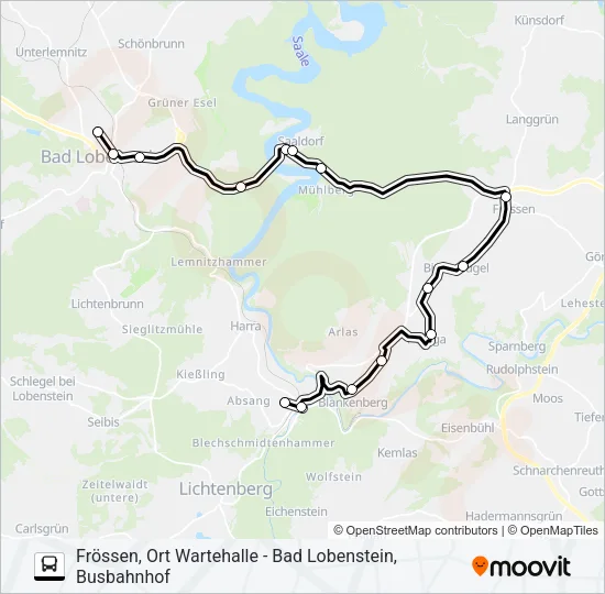 720 Bus Line Map