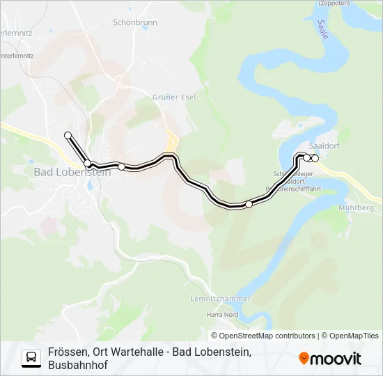 720 Bus Line Map