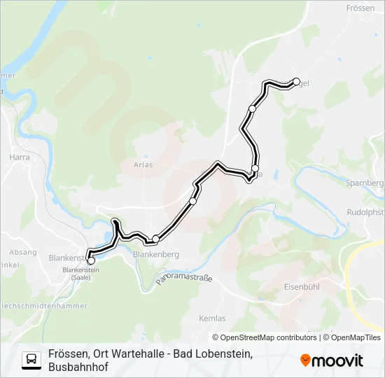 720 Bus Line Map
