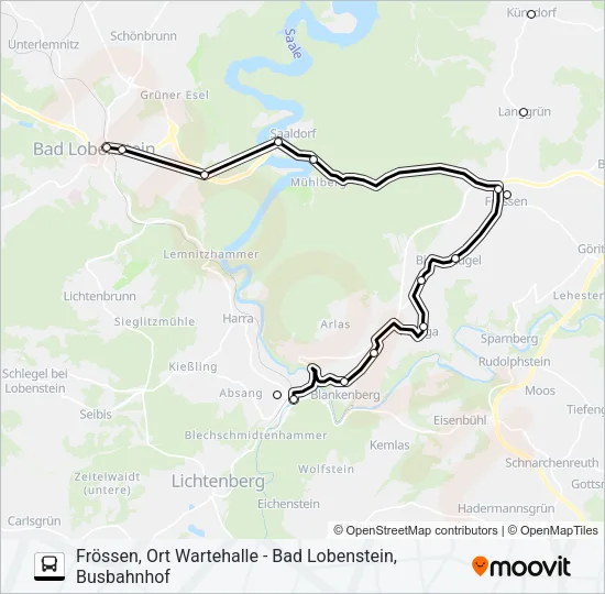 720 Bus Line Map
