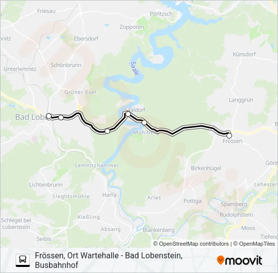 720 Bus Line Map