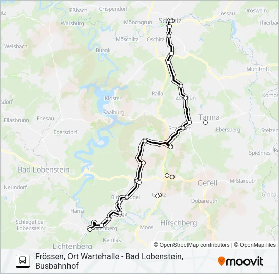 720 Bus Line Map