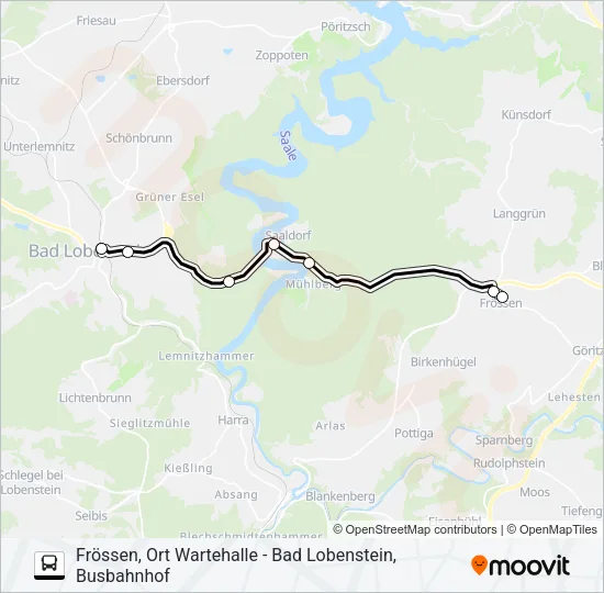 720 Bus Line Map