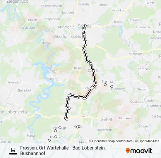 720 Bus Line Map