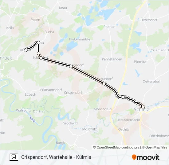 946 Bus Line Map