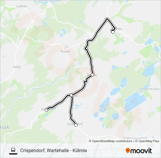946 Bus Line Map