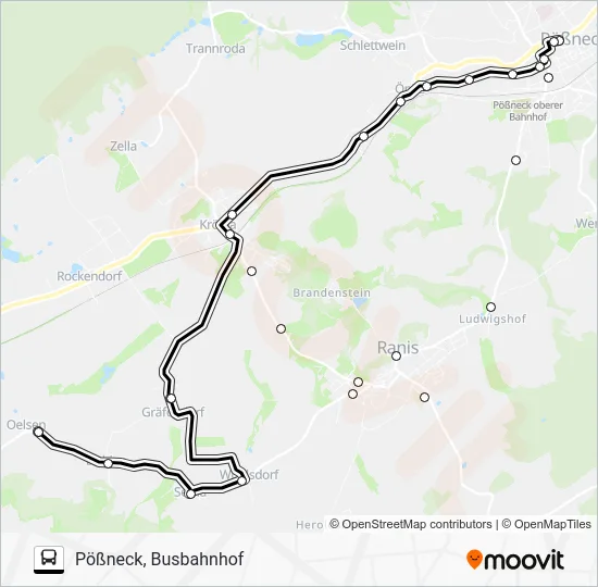 Автобус 965: карта маршрута
