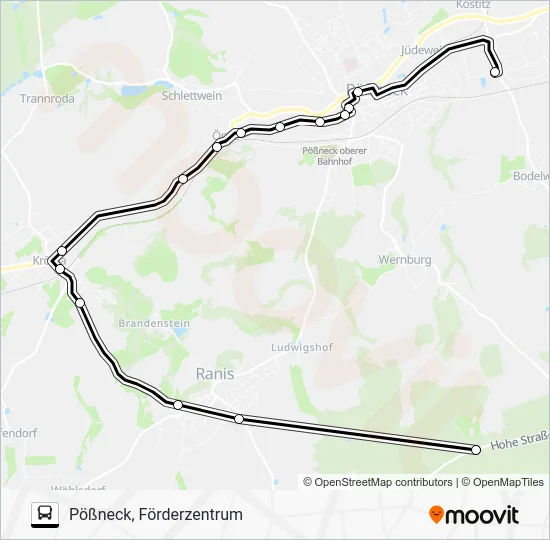 Автобус 965: карта маршрута