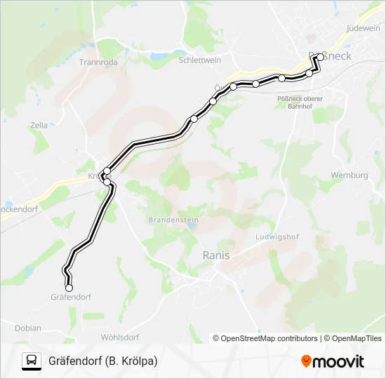 Автобус 965: карта маршрута