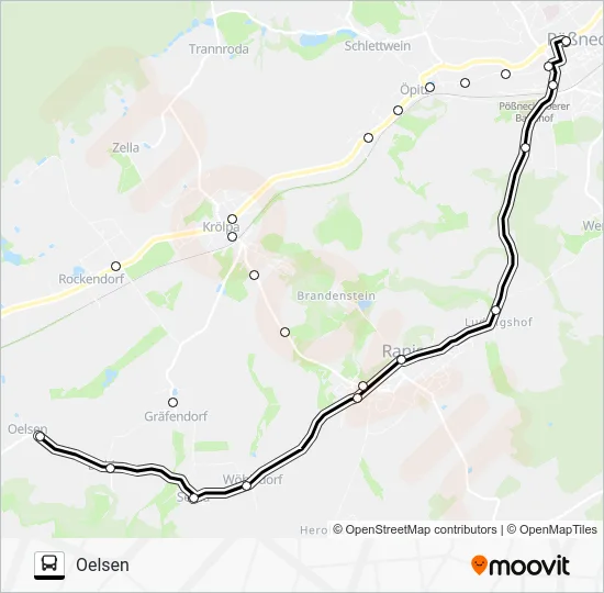Автобус 965: карта маршрута
