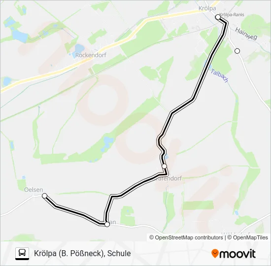 Автобус 965: карта маршрута