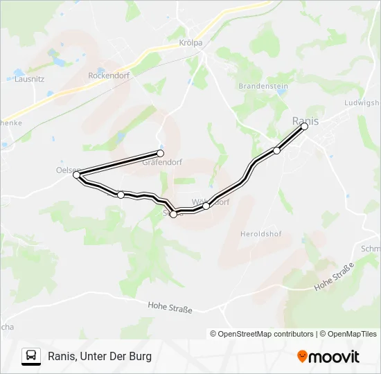 Автобус 965: карта маршрута