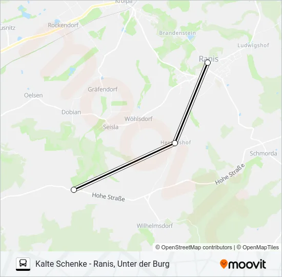 966 Bus Line Map
