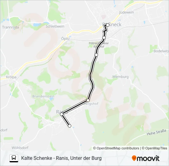 966 Bus Line Map