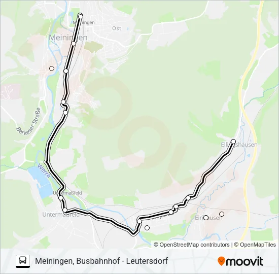 403 Bus Line Map