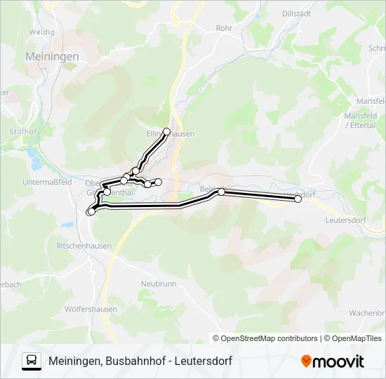 403 Bus Line Map