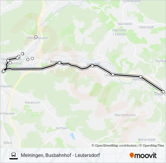 403 Bus Line Map