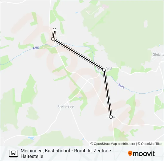 404 Bus Line Map