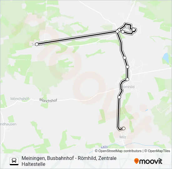 404 Bus Line Map