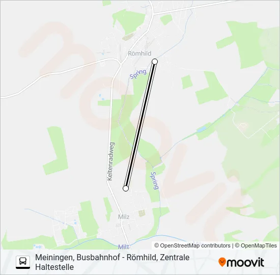 404 Bus Line Map