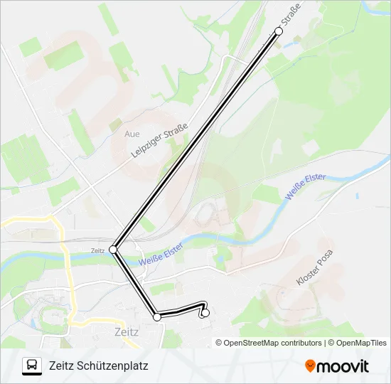 848 Bus Line Map