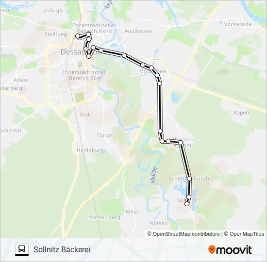 15 Bus Line Map