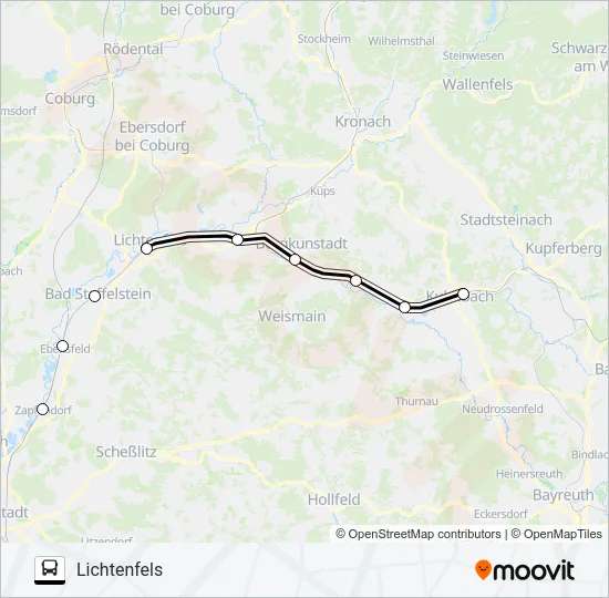 Автобус EV: карта маршрута